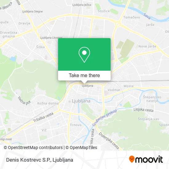 Denis Kostrevc S.P. map