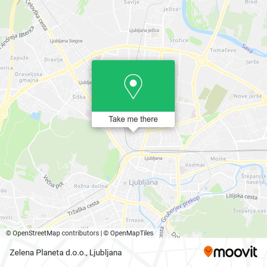 Zelena Planeta d.o.o. map