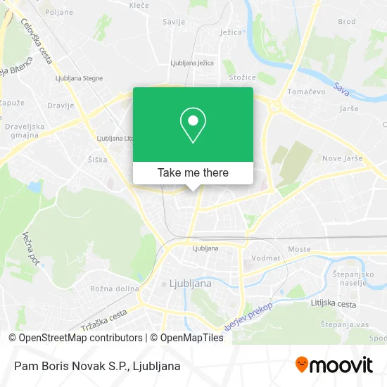 Pam Boris Novak S.P. map