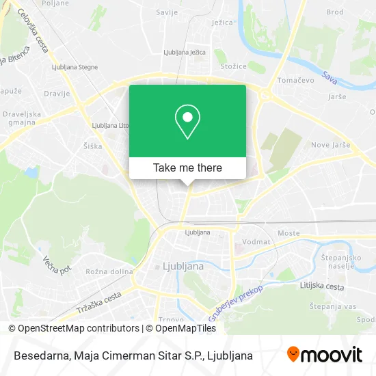 Besedarna, Maja Cimerman Sitar S.P. map