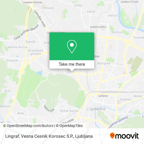 Lingraf, Vesna Cesnik Korosec S.P. map