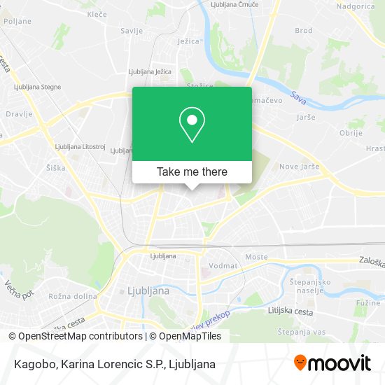 Kagobo, Karina Lorencic S.P. map