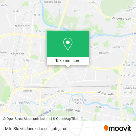 Mfe Blazic Janez d.o.o. map