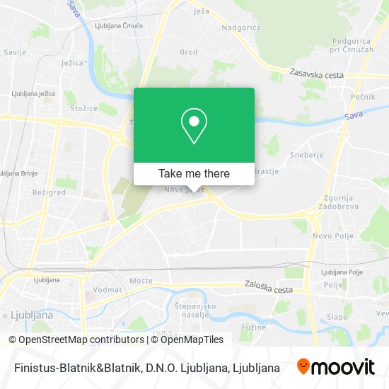 Finistus-Blatnik&Blatnik, D.N.O. Ljubljana map