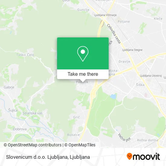 Slovenicum d.o.o. Ljubljana map