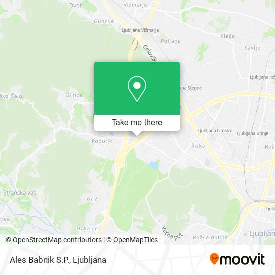 Ales Babnik S.P. map