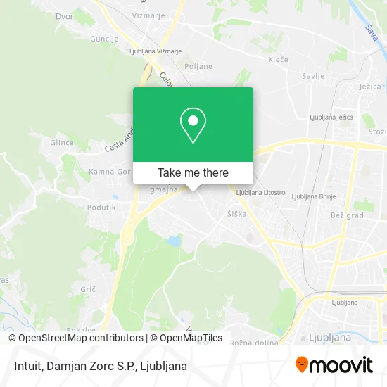 Intuit, Damjan Zorc S.P. map