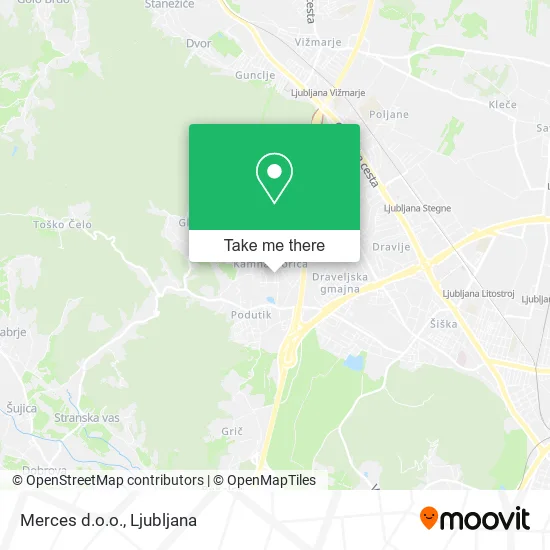 Merces d.o.o. map