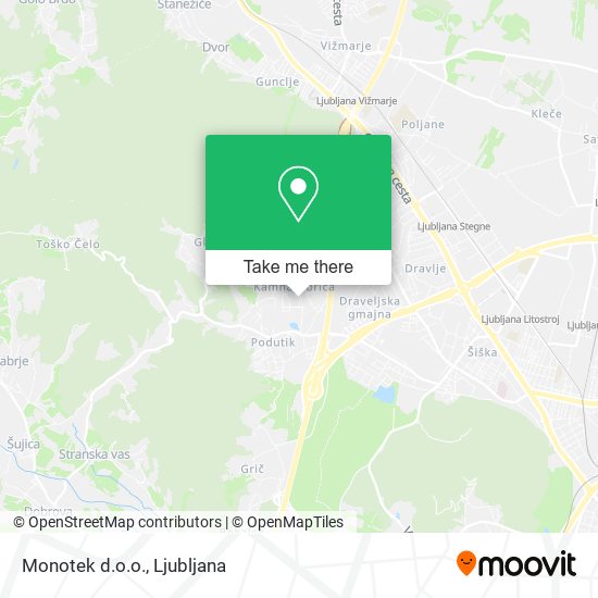 Monotek d.o.o. map
