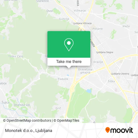 Monotek d.o.o. map