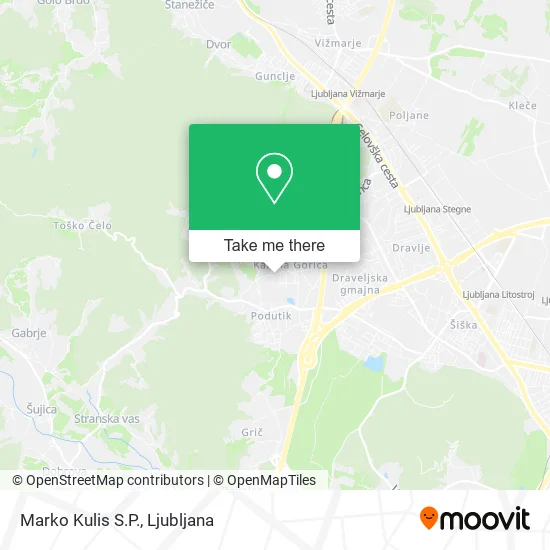 Marko Kulis S.P. map