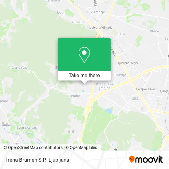 Irena Brumen S.P. map