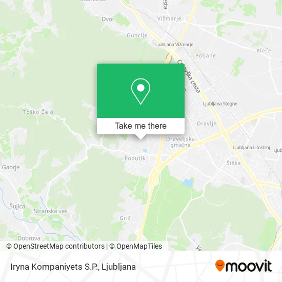 Iryna Kompaniyets S.P. map