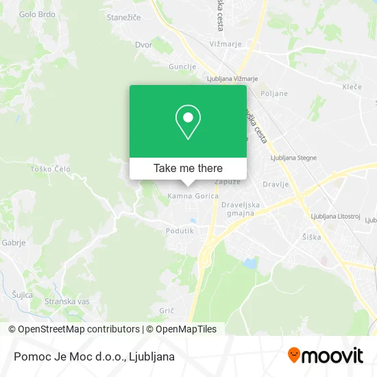 Pomoc Je Moc d.o.o. map