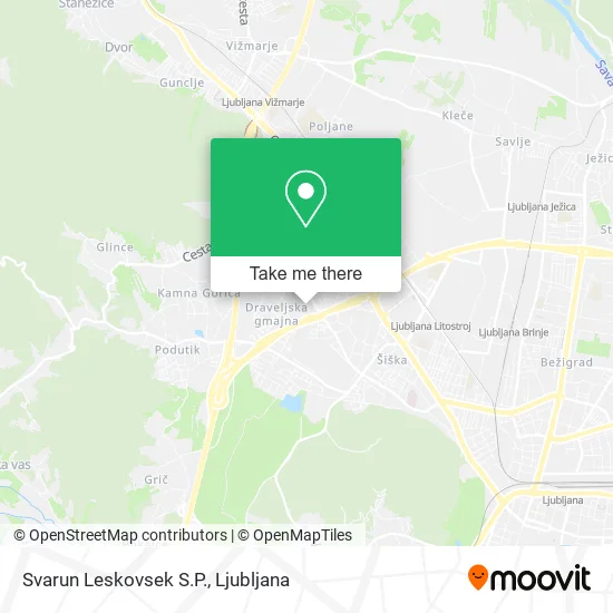 Svarun Leskovsek S.P. map