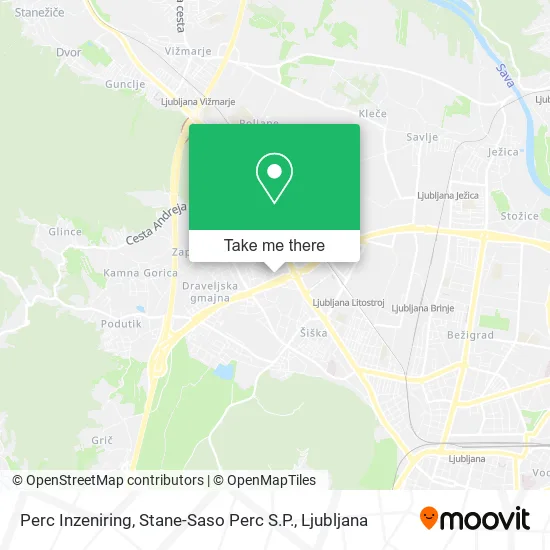 Perc Inzeniring, Stane-Saso Perc S.P. map