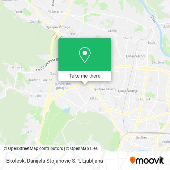 Ekolesk, Danijela Stojanovic S.P. map