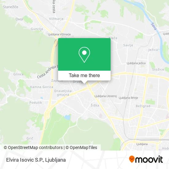 Elvira Isovic S.P. map