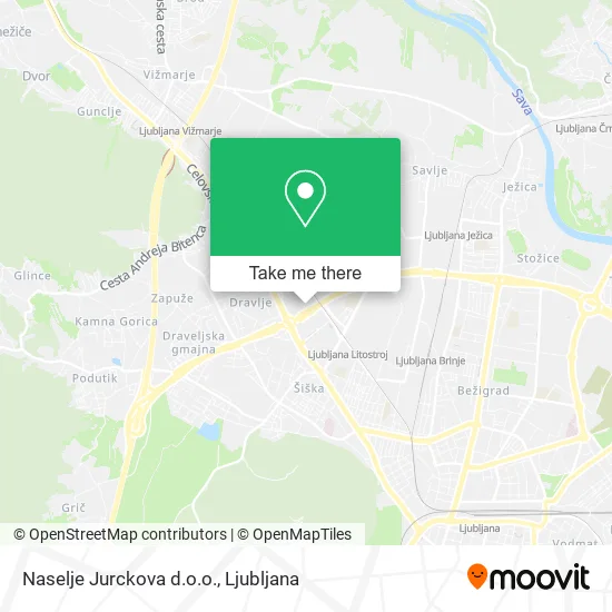 Naselje Jurckova d.o.o. map