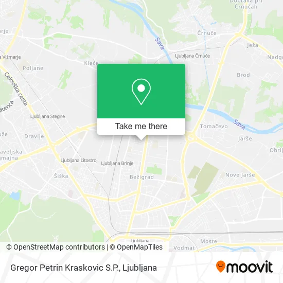 Gregor Petrin Kraskovic S.P. map