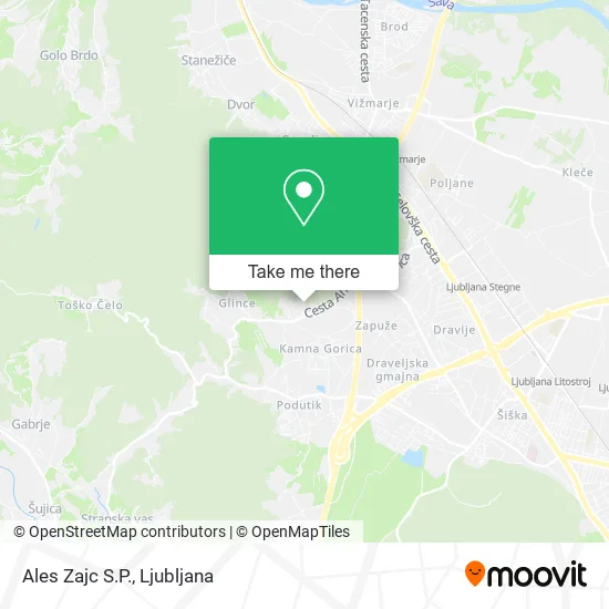 Ales Zajc S.P. map