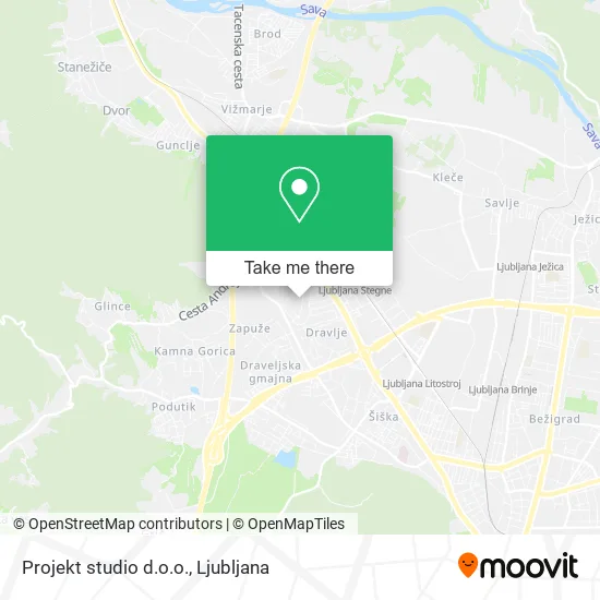 Projekt studio d.o.o. map
