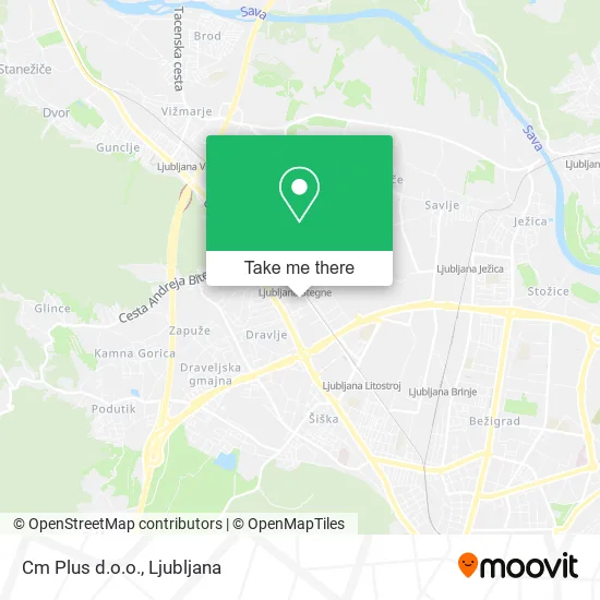 Cm Plus d.o.o. map