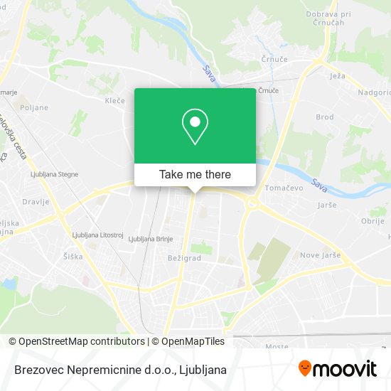 Brezovec Nepremicnine d.o.o. map