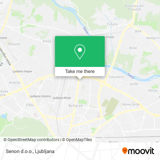 Senon d.o.o. map