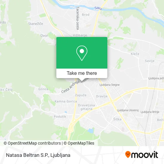 Natasa Beltran S.P. map