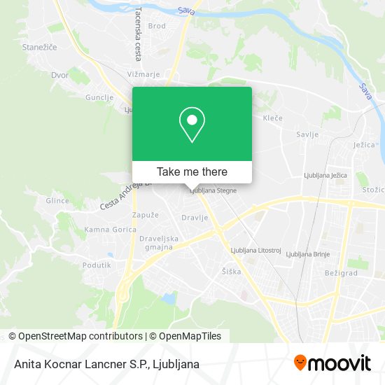 Anita Kocnar Lancner S.P. map