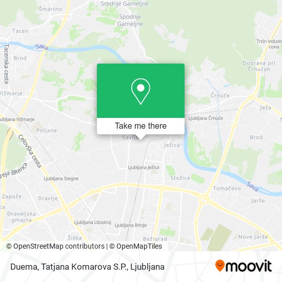 Duema, Tatjana Komarova S.P. map