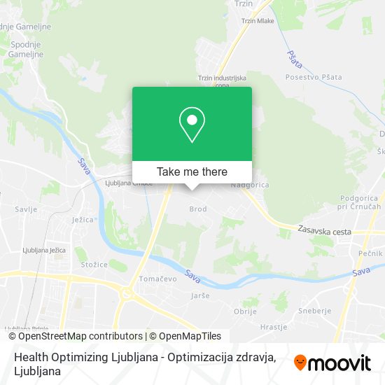 Health Optimizing Ljubljana - Optimizacija zdravja map