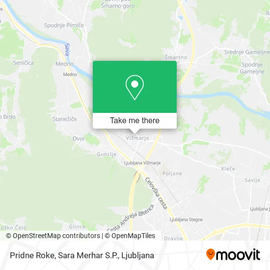 Pridne Roke, Sara Merhar S.P. map