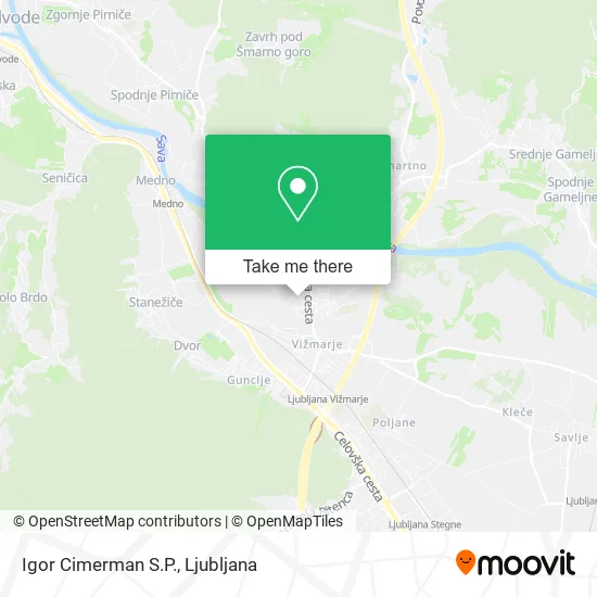 Igor Cimerman S.P. map
