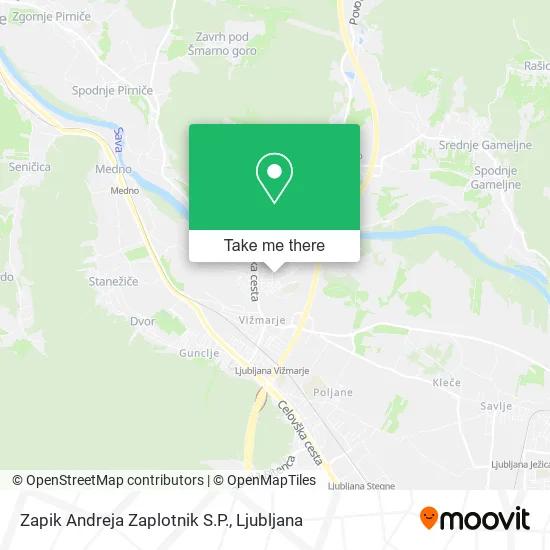 Zapik Andreja Zaplotnik S.P. map
