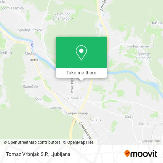 Tomaz Vrbnjak S.P. map