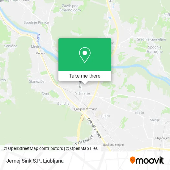Jernej Sink S.P. map