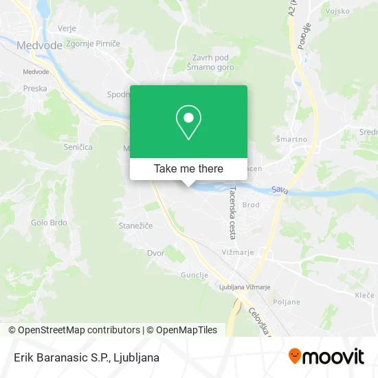 Erik Baranasic S.P. map