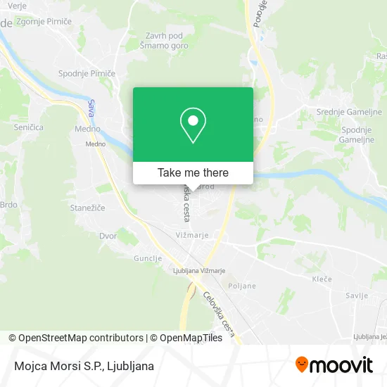 Mojca Morsi S.P. map