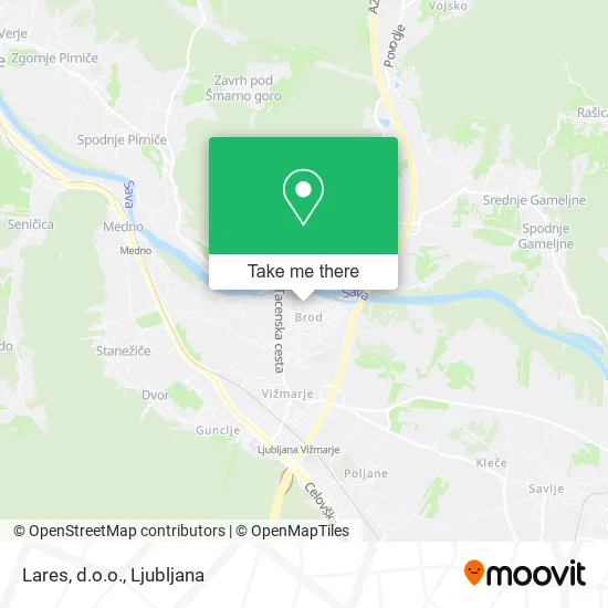 Lares, d.o.o. map