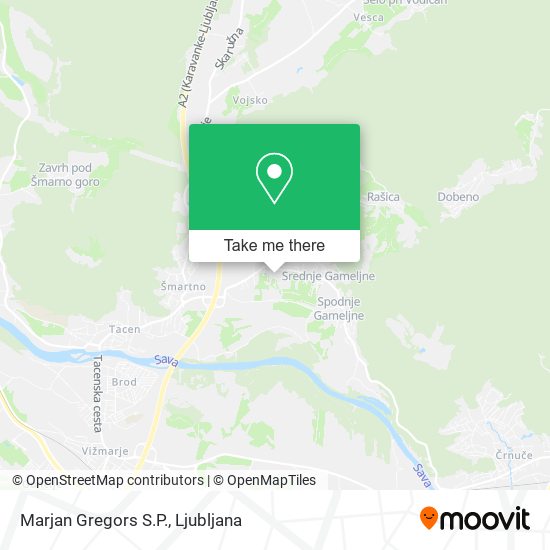 Marjan Gregors S.P. map