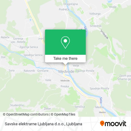 Savske elektrarne Ljubljana d.o.o. map