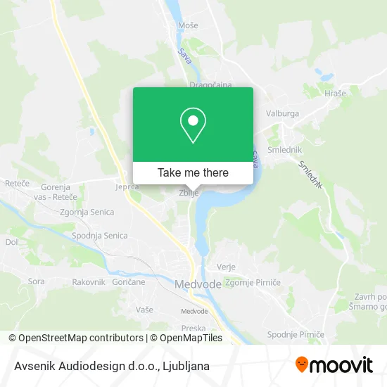 Avsenik Audiodesign d.o.o. map