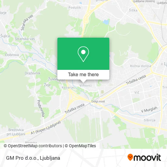 GM Pro d.o.o. map