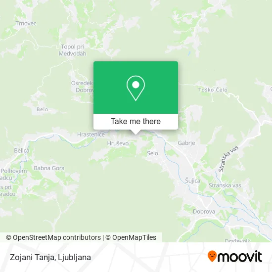 Zojani Tanja map
