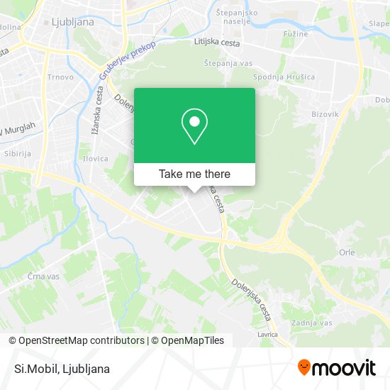 Si.Mobil map
