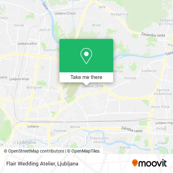 Flair Wedding Atelier map