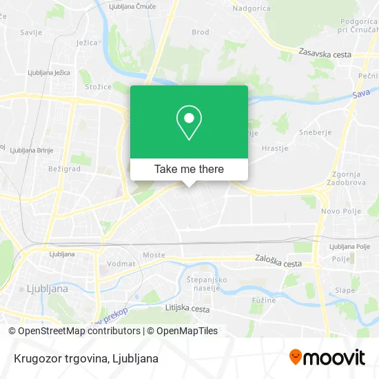 Krugozor trgovina map
