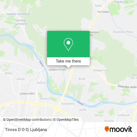 Tiross D O O map